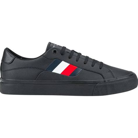 tenis tommy hilfiger choclo negro|tommy hilfiger tenis hombre.